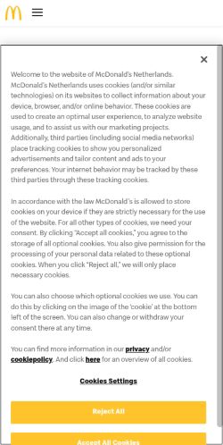 Screenshot of the audited page (Mobile 375×812)