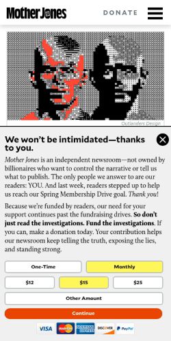 Screenshot of the audited page (Mobile 375×812)
