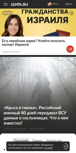 Screenshot of the audited page (Mobile 375×812)