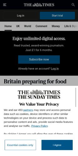 Screenshot of the audited page (Mobile 375×812)