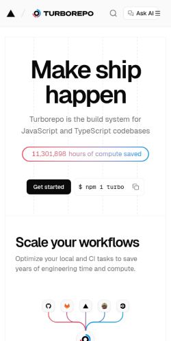 Screenshot of the audited page (Mobile 375×812)