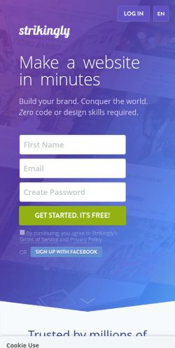 Screenshot of the audited page (Mobile 375×812)