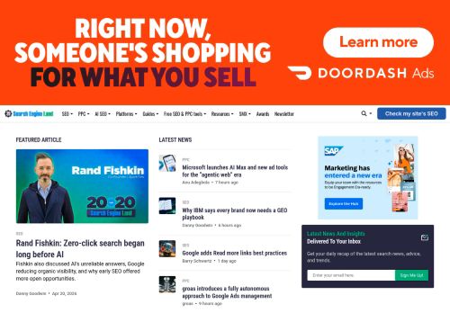 Screenshot of the audited page (Desktop 1440×900)