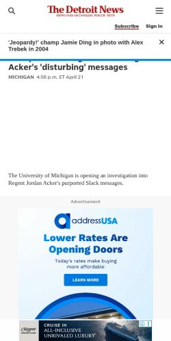 Screenshot of the audited page (Mobile 375×812)