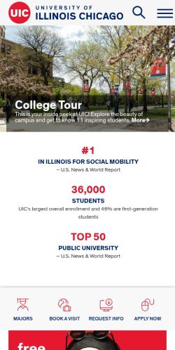 Screenshot of the audited page (Mobile 375×812)