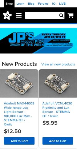 Screenshot of the audited page (Mobile 375×812)