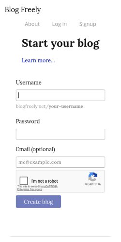 Screenshot of the audited page (Mobile 375×812)