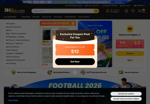 Screenshot of the audited page (Desktop 1440×900)