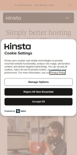 Screenshot of the audited page (Mobile 375×812)