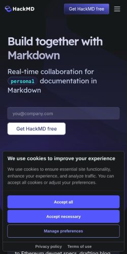 Screenshot of the audited page (Mobile 375×812)