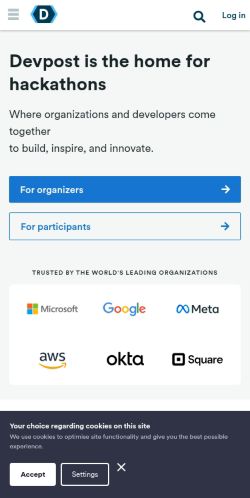 Screenshot of the audited page (Mobile 375×812)