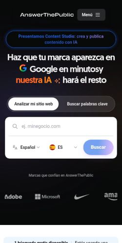 Screenshot of the audited page (Mobile 375×812)
