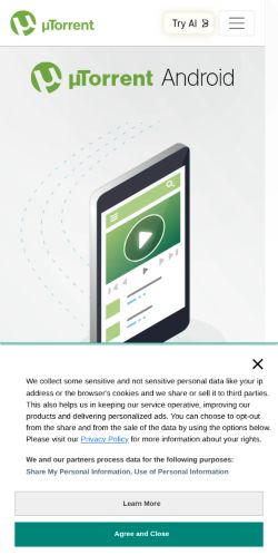 Screenshot of the audited page (Mobile 375×812)