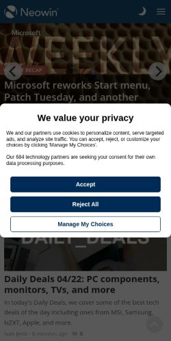 Screenshot of the audited page (Mobile 375×812)