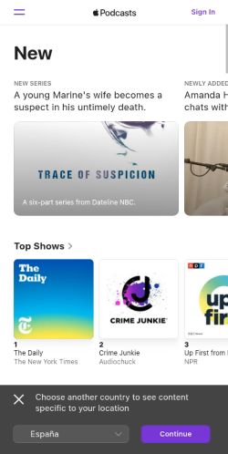 Screenshot of the audited page (Mobile 375×812)