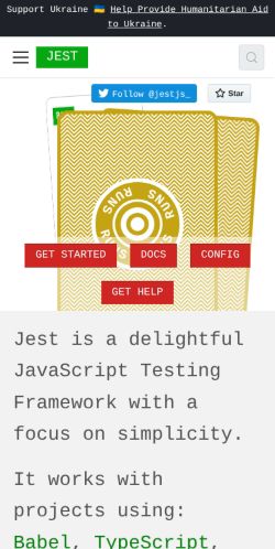Screenshot of the audited page (Mobile 375×812)