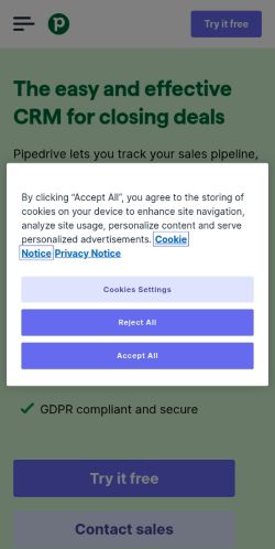 Screenshot of the audited page (Mobile 375×812)