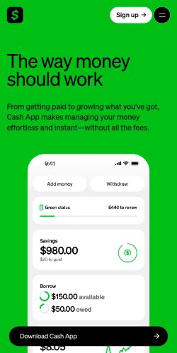 Screenshot of the audited page (Mobile 375×812)