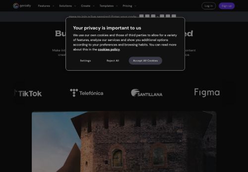 Screenshot of the audited page (Desktop 1440×900)