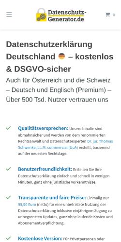 Screenshot of the audited page (Mobile 375×812)