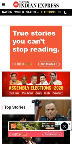 Screenshot of the audited page (Mobile 375×812)