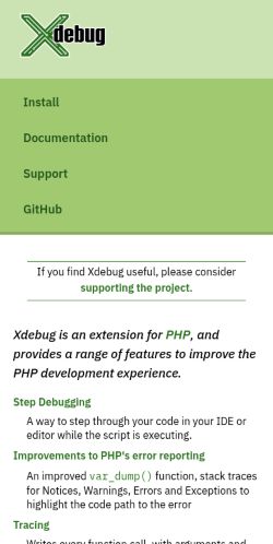 Screenshot of the audited page (Mobile 375×812)