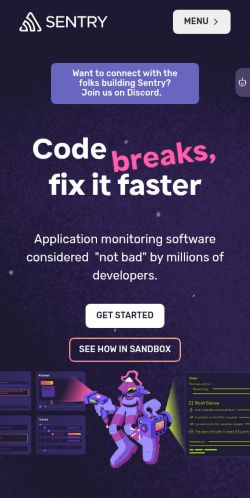 Screenshot of the audited page (Mobile 375×812)