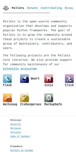 Screenshot of the audited page (Mobile 375×812)