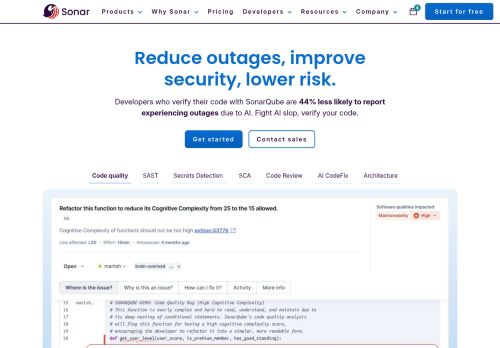 Screenshot of the audited page (Desktop 1440×900)
