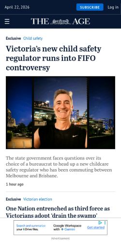 Screenshot of the audited page (Mobile 375×812)