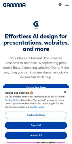 Screenshot of the audited page (Mobile 375×812)