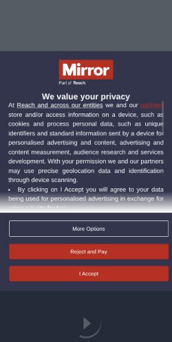 Screenshot of the audited page (Mobile 375×812)
