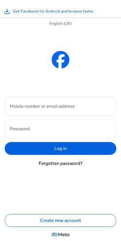 Screenshot of the audited page (Mobile 375×812)