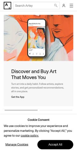 Screenshot of the audited page (Mobile 375×812)