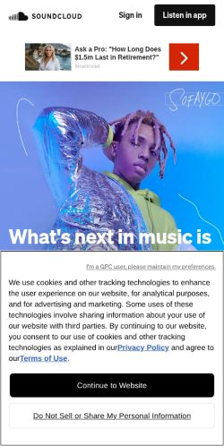 Screenshot of the audited page (Mobile 375×812)
