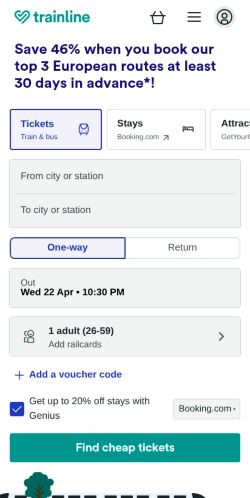 Screenshot of the audited page (Mobile 375×812)