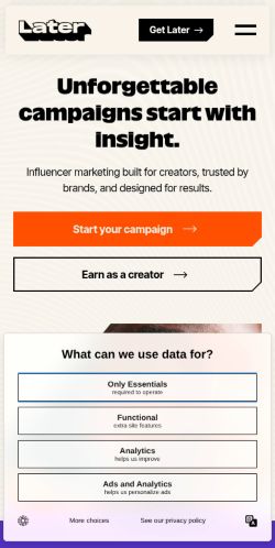 Screenshot of the audited page (Mobile 375×812)