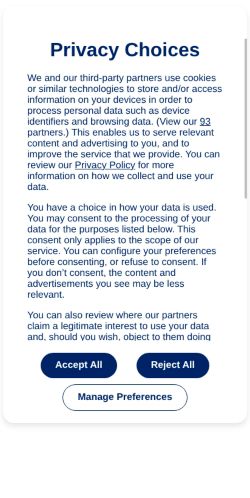 Screenshot of the audited page (Mobile 375×812)