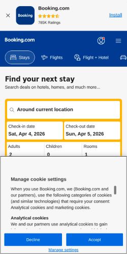 Screenshot of the audited page (Mobile 375×812)