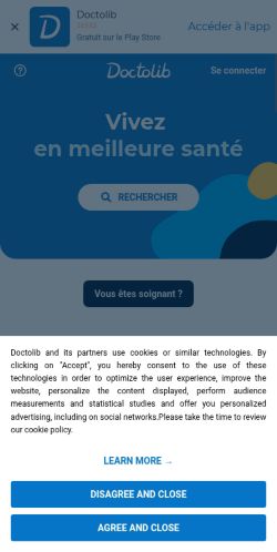 Screenshot of the audited page (Mobile 375×812)