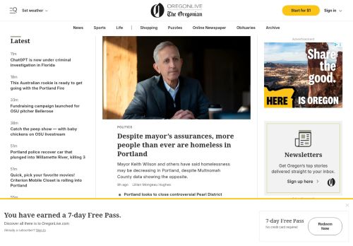 Screenshot of the audited page (Desktop 1440×900)