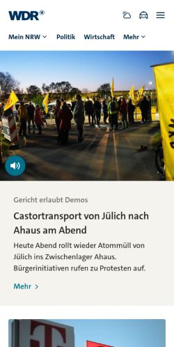 Screenshot of the audited page (Mobile 375×812)