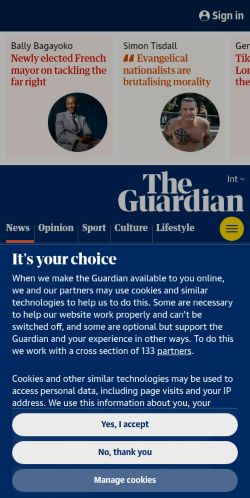 Screenshot of the audited page (Mobile 375×812)