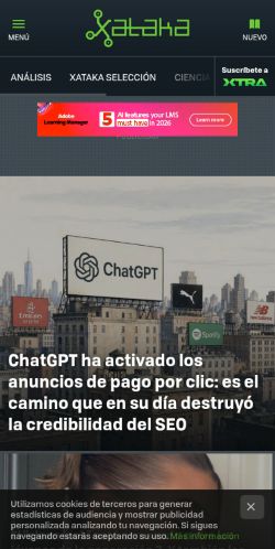 Screenshot of the audited page (Mobile 375×812)