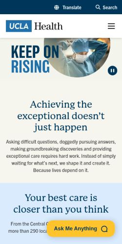 Screenshot of the audited page (Mobile 375×812)