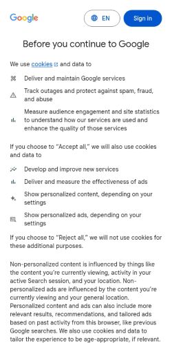 Screenshot of the audited page (Mobile 375×812)