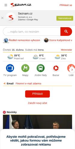 Screenshot of the audited page (Mobile 375×812)