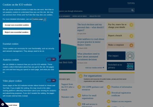 Screenshot of the audited page (Desktop 1440×900)