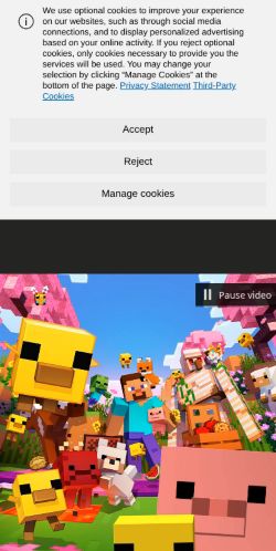 Screenshot of the audited page (Mobile 375×812)