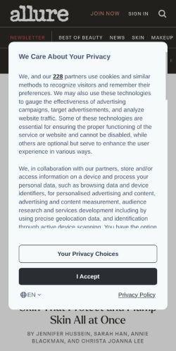 Screenshot of the audited page (Mobile 375×812)
